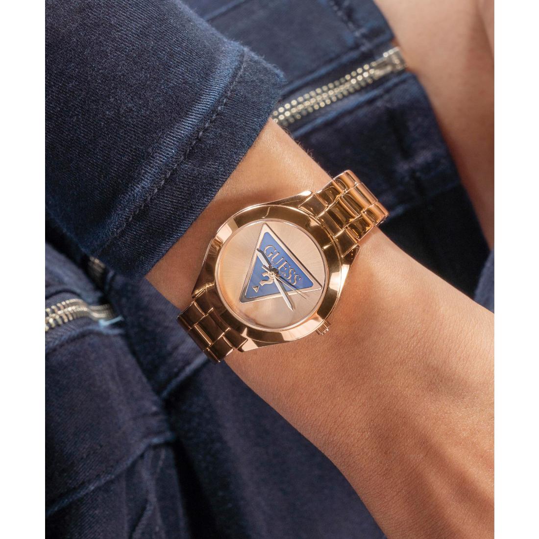 Guess Women Rose Gold Round Dial Analogue Watch GW0675L3