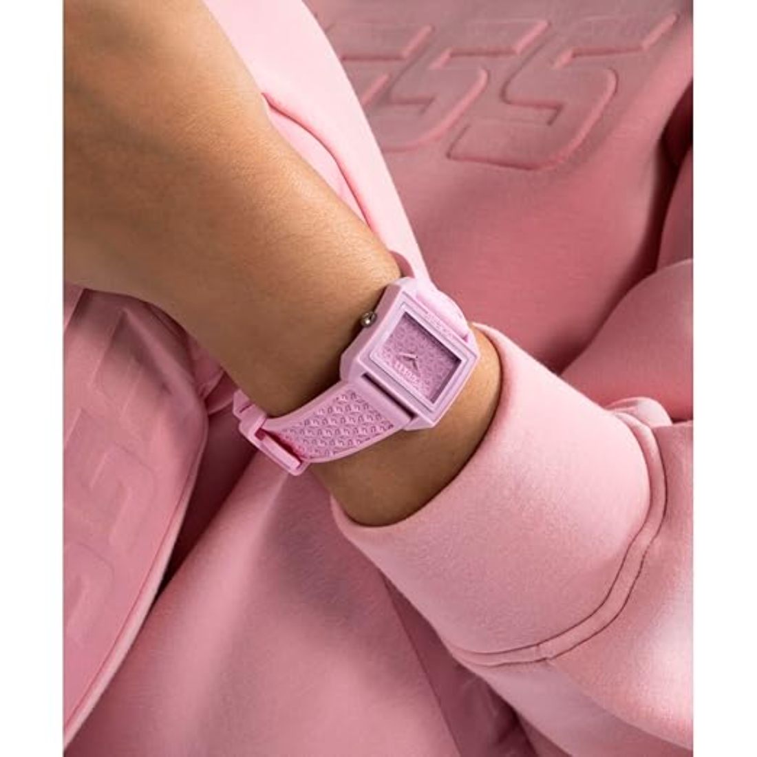 GUESS Pink Dial Modern Women's 33mm Watch  GW0677L2