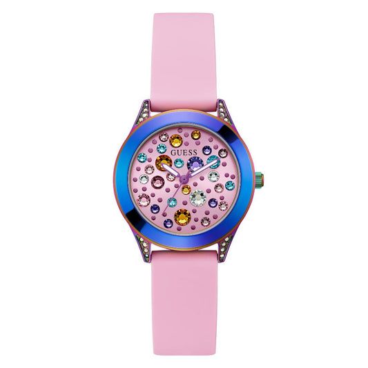 Guess Trend 34 mm Pink Dial Women Analog Watch- GW0678L3