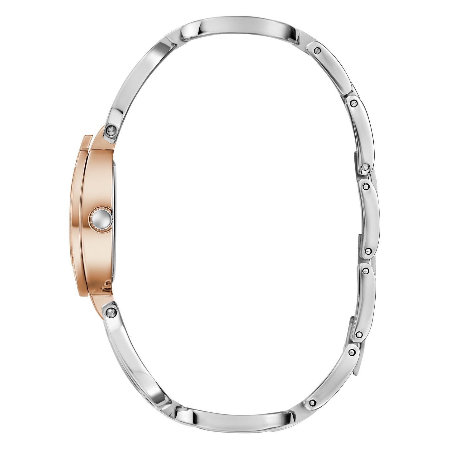 Guess Bejeweled 22 mm Silver Dial Women Analog  Watch- GW0683L5