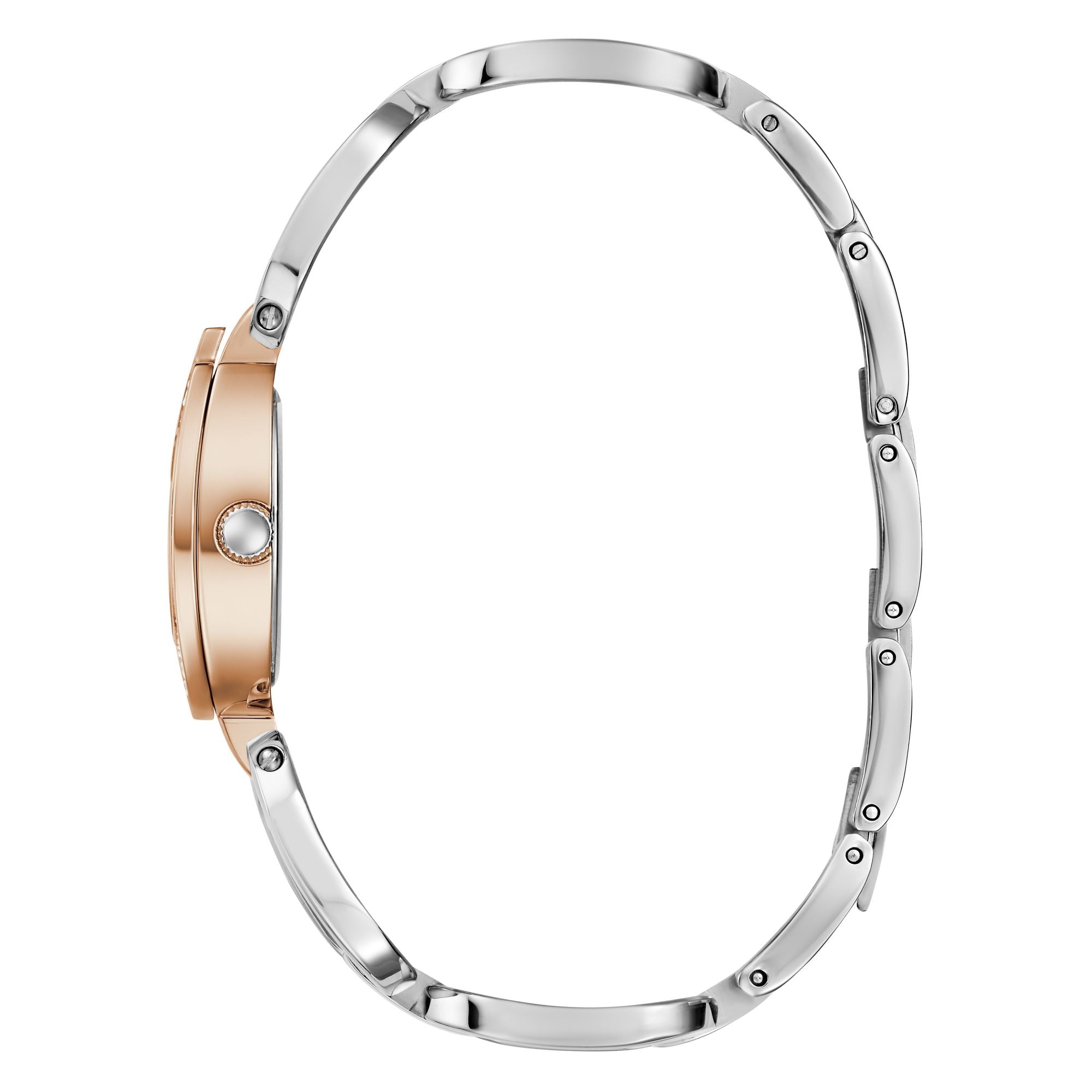 Guess Bejeweled 22 mm Silver Dial Women Analog Watch GW0683L5