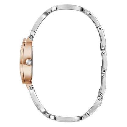 Guess Bejeweled 22 mm Silver Dial Women Analog  Watch- GW0683L5