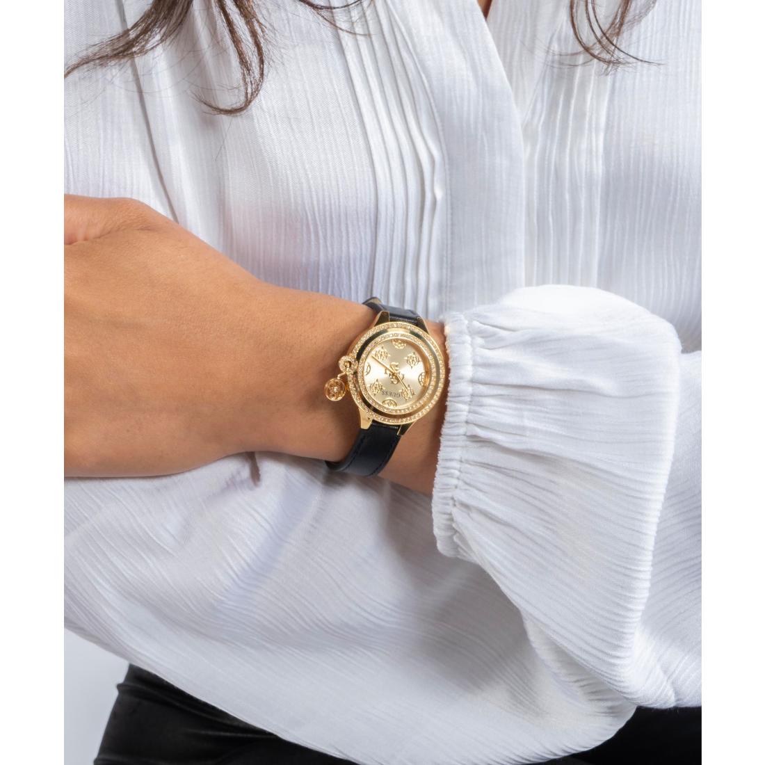 Guess Women 34 mm Gold Dial Analog Watch GW0684L3
