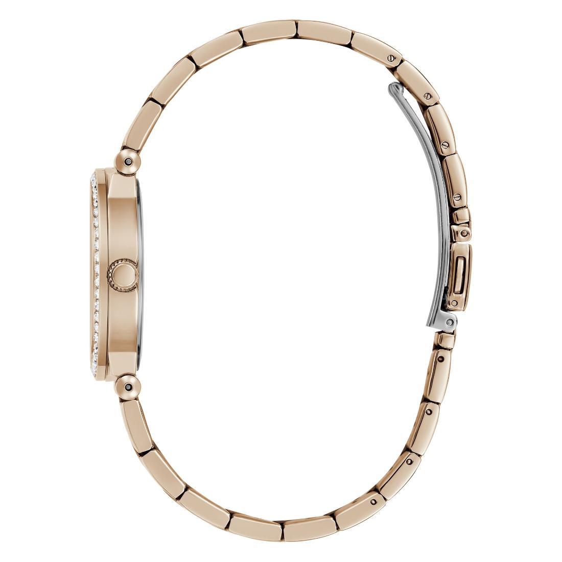 Guess Women Rose Gold Round Dial Analogue Watch GW0686L3