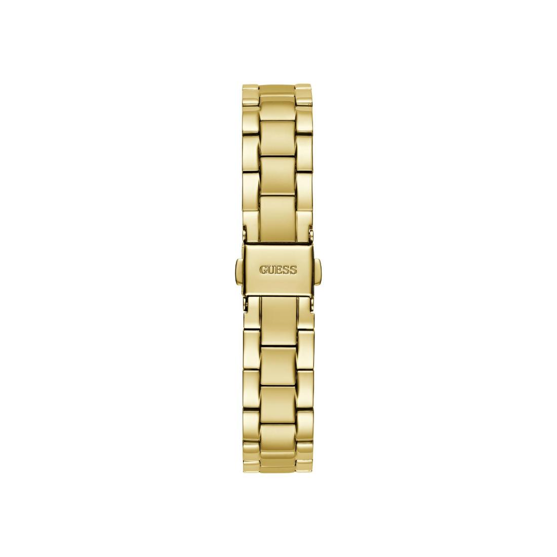 Guess Women 30 mm Size Champagne Dial Round Analog Watch GW0687L2