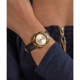 Guess Women 34 mm Size Pink Dial Analog Watch GW0689L2