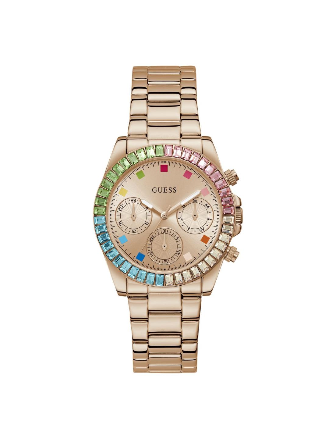 Guess Rose Gold Dial Women Analog Watch GW0690L2