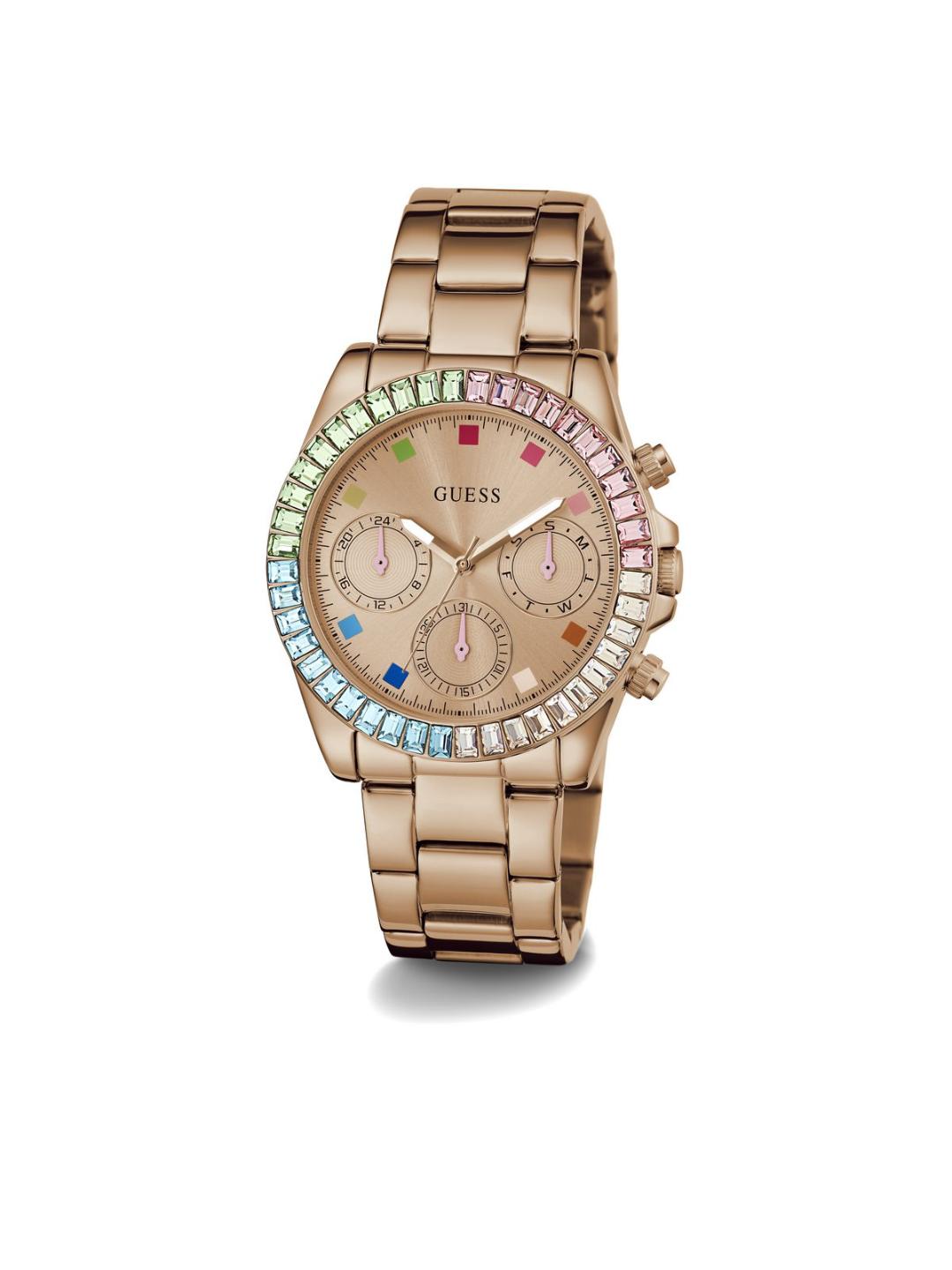 Guess Rose Gold Dial Women Analog Watch GW0690L2