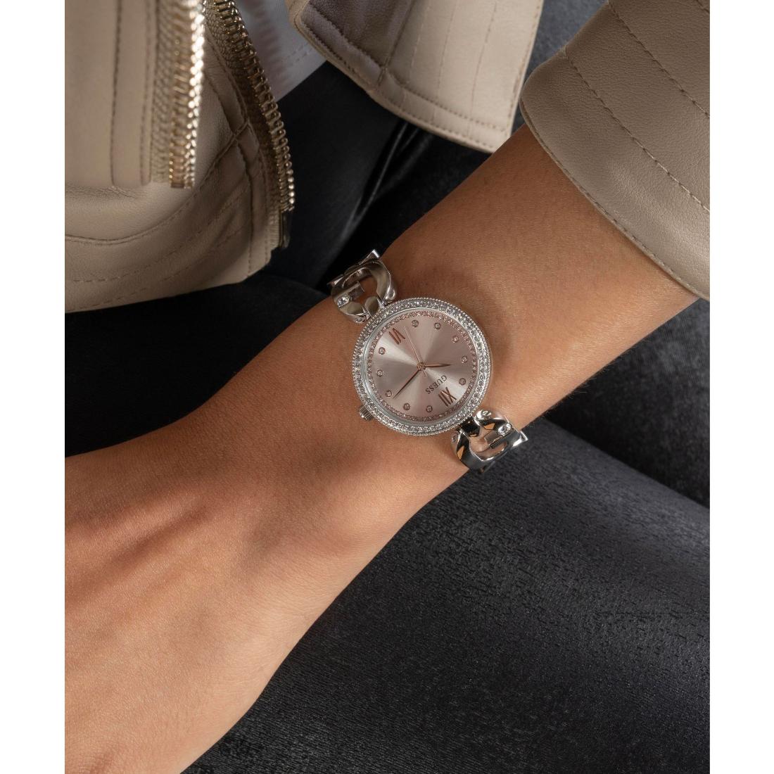 Guess Women 30 mm Silver Dial Analog Watch GW0693L1