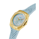 Guess Women 39.5 mm Blue Dial Analog Watch GW0694L1