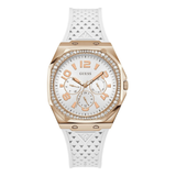 Guess Octagonal 39mm White Dial Analog Women Watch GW0694L3