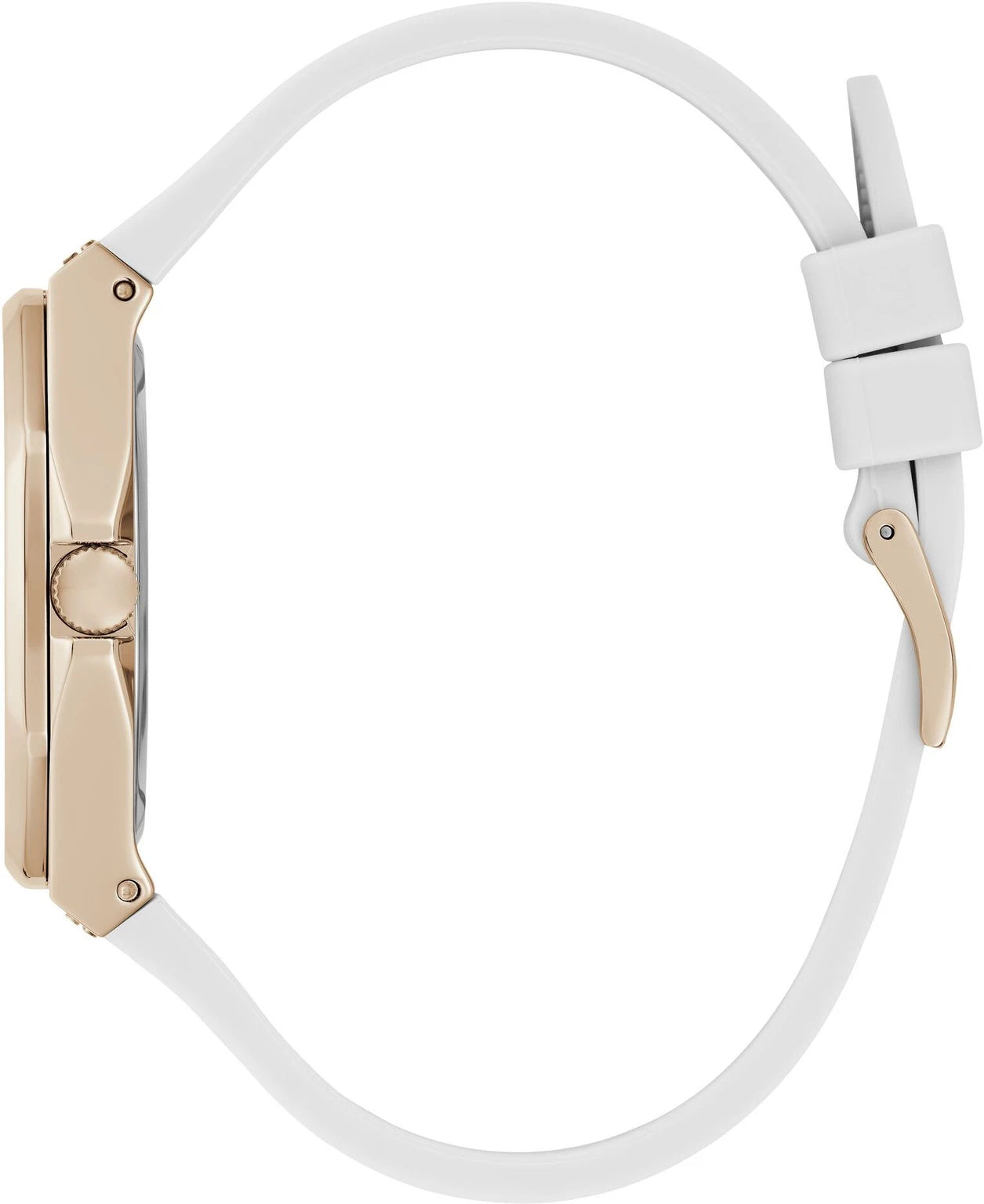 Guess Octagonal 39mm White Dial Analog Women Watch GW0694L3