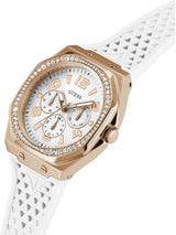 Guess Octagonal 39mm White Dial Analog Women Watch GW0694L3