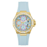 Guess Women 39 mm Blue Dial Analog Watch GW0695L1