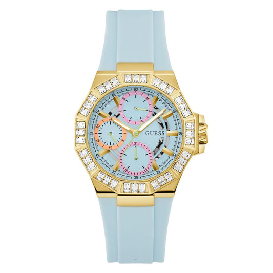 Guess Women 39 mm Blue Dial Analog Watch- GW0695L1