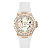Guess Trend 39 mm White Dial Women Chrono Watch GW0695L3