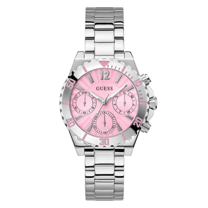 Guess GS Phoebe 38 mm Pink Dial Women Analog Watch- GW0696L1