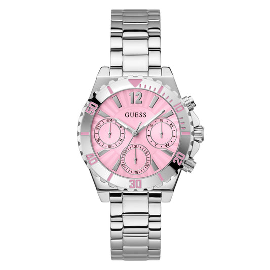 Guess GS Phoebe 38 mm Pink Dial Women Analog Watch- GW0696L1