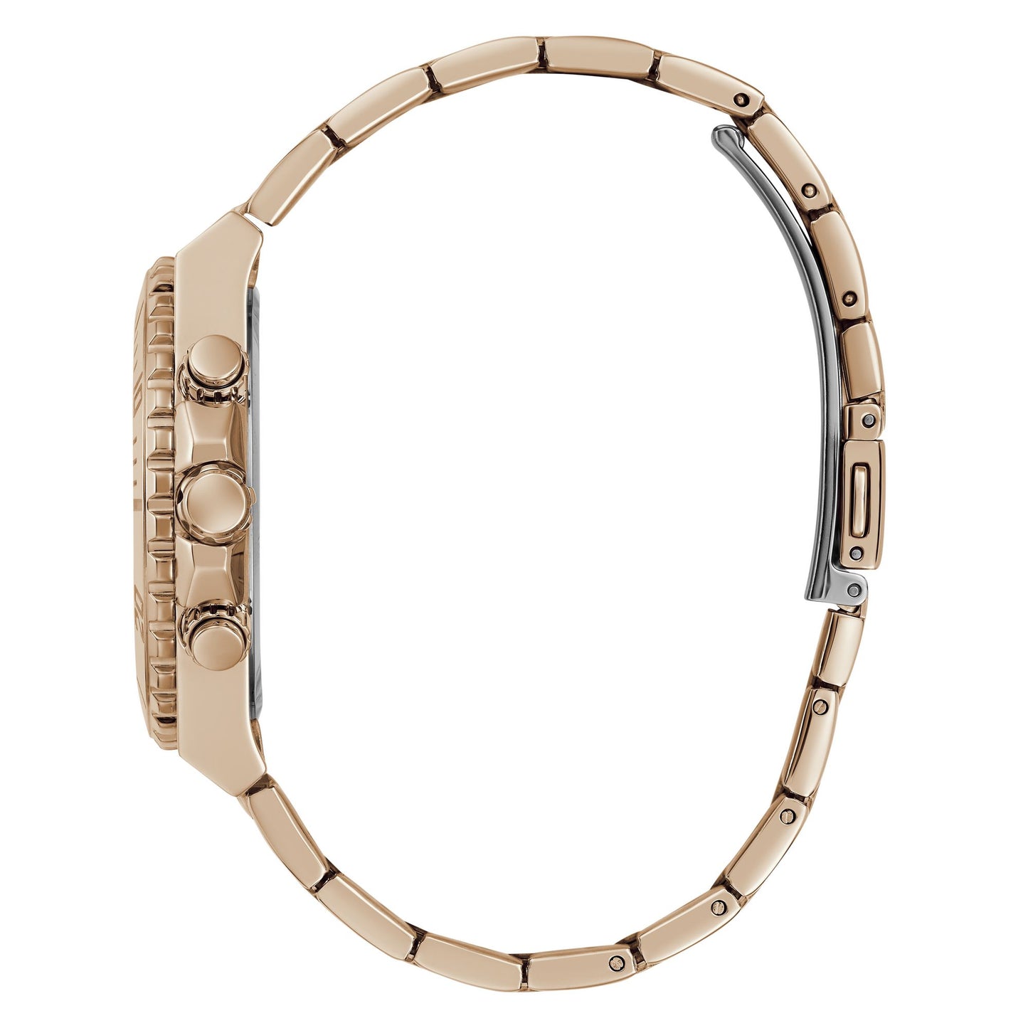 Guess Sport 38 mm Rose Gold Dial Women Chrono Watch GW0696L3