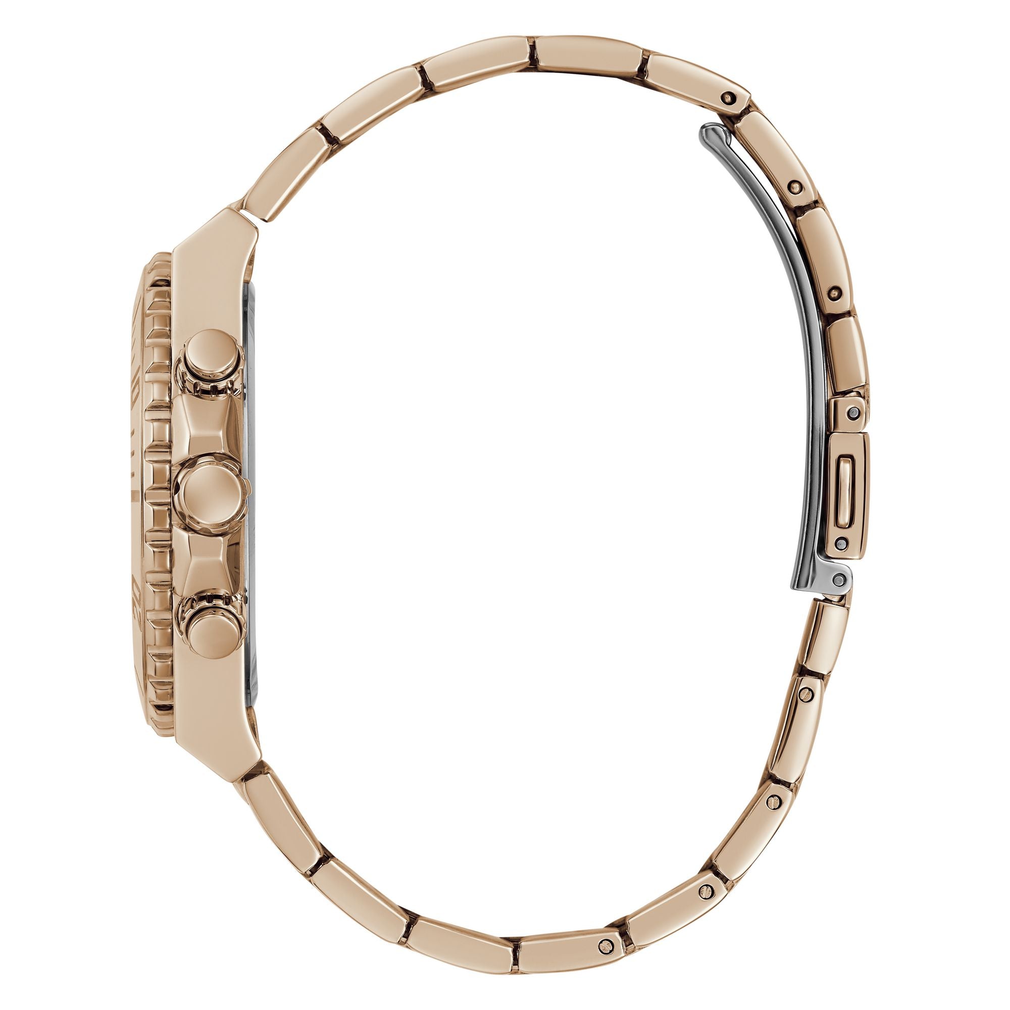 Guess Sport 38 mm Rose Gold Dial Women Chrono Watch GW0696L3