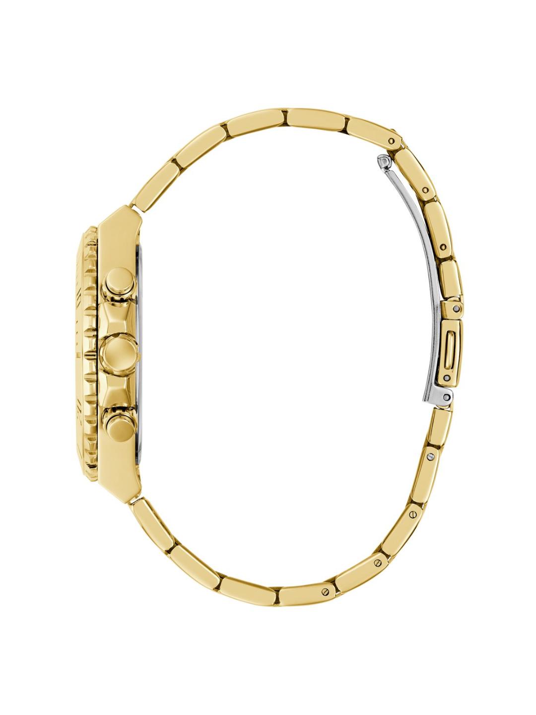 Guess Sport Women 38 mm Gold Dial Chrono Watch GW0696L4