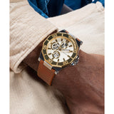 Guess GD Prime 46 mm White Dial Men Analog Watch GW0704G1