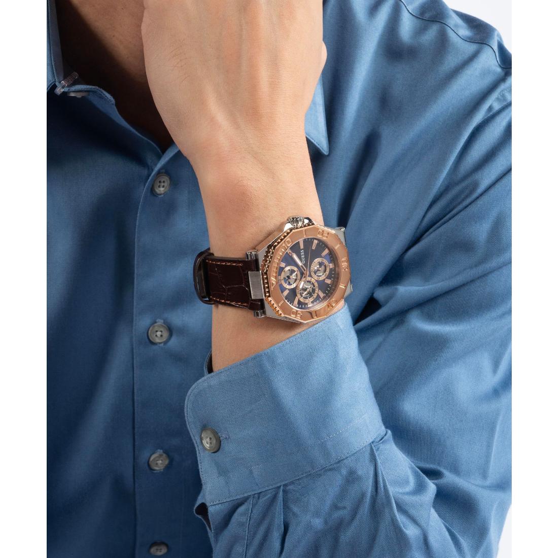 Guess Prime 46.2 mm Size Blue Dial Men Analog Watch GW0704G2