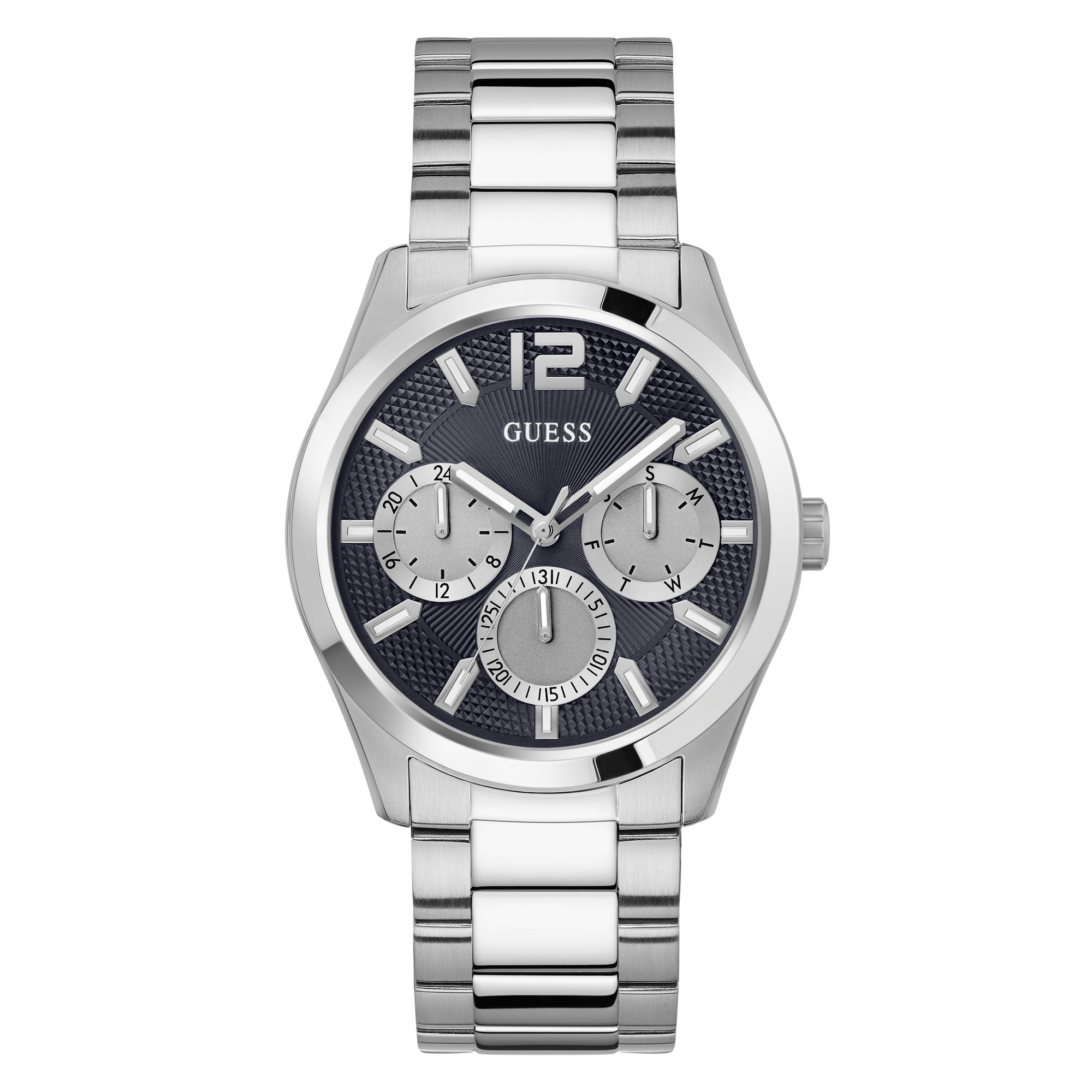 Guess Dress 42 mm Black Dial Men Chrono Watch GW0707G1