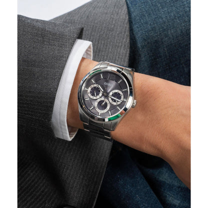 Guess Dress 42 mm Black Dial Men Chrono  Watch- GW0707G1