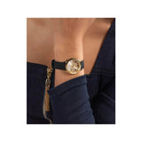 Guess Women 30 mm Size Champagne Dial Round Analog Watch GW0724L2
