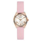 Guess Women 30 mm Size White Dial Analog Watch GW0724L3