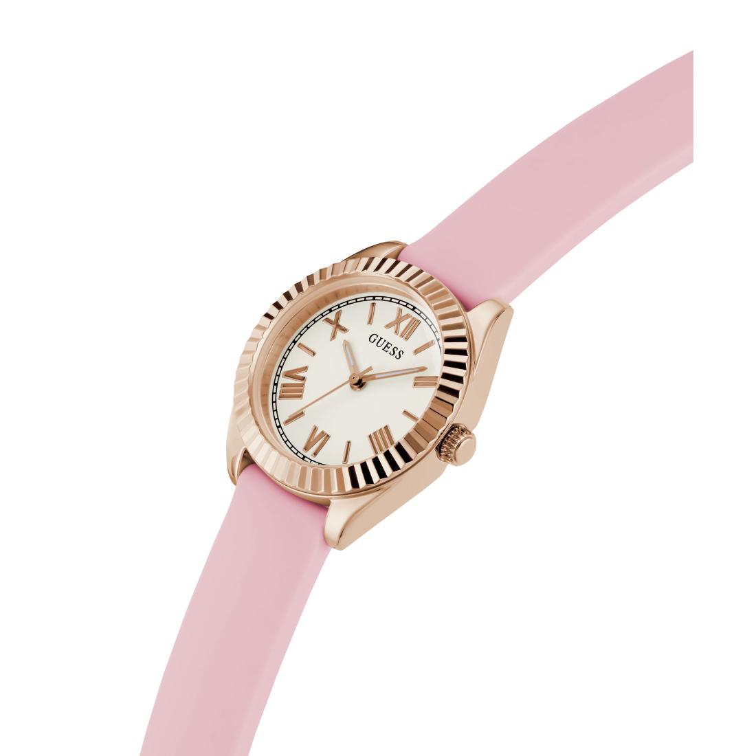 Guess Women 30 mm Size White Dial Analog Watch GW0724L3