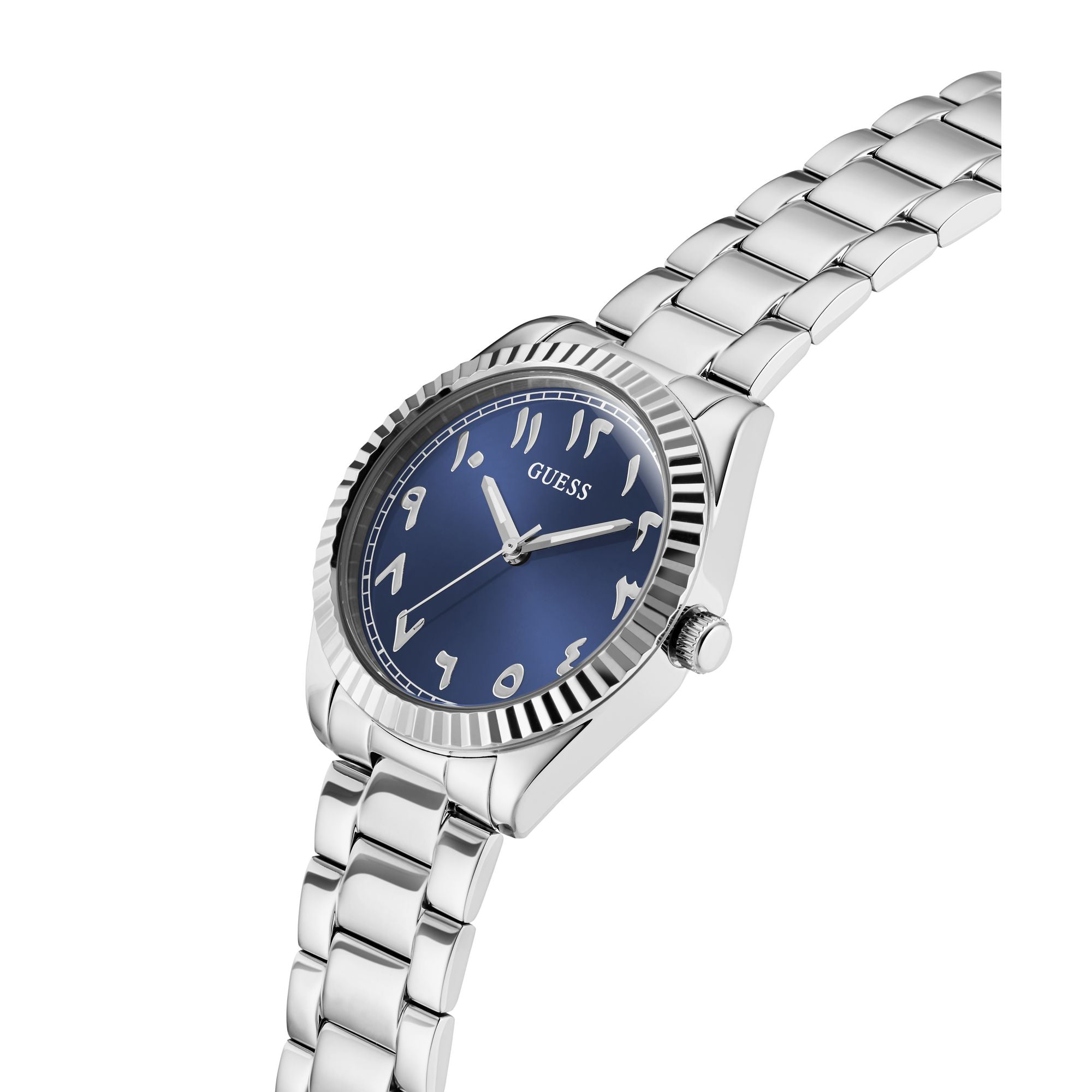 Guess Dress 36 mm Blue Dial Women Analog Watch GW0735L1