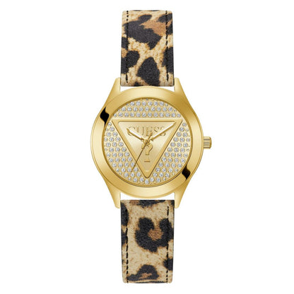 Guess Trend 34 mm Champagne Dial Women Analog Watch- GW0745L2