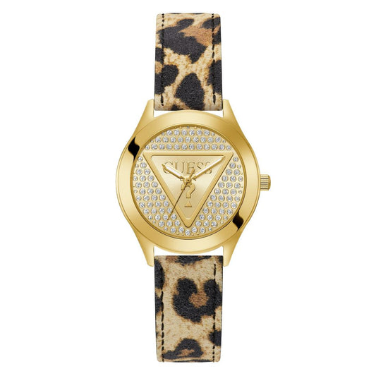 Guess Trend 34 mm Champagne Dial Women Analog Watch- GW0745L2