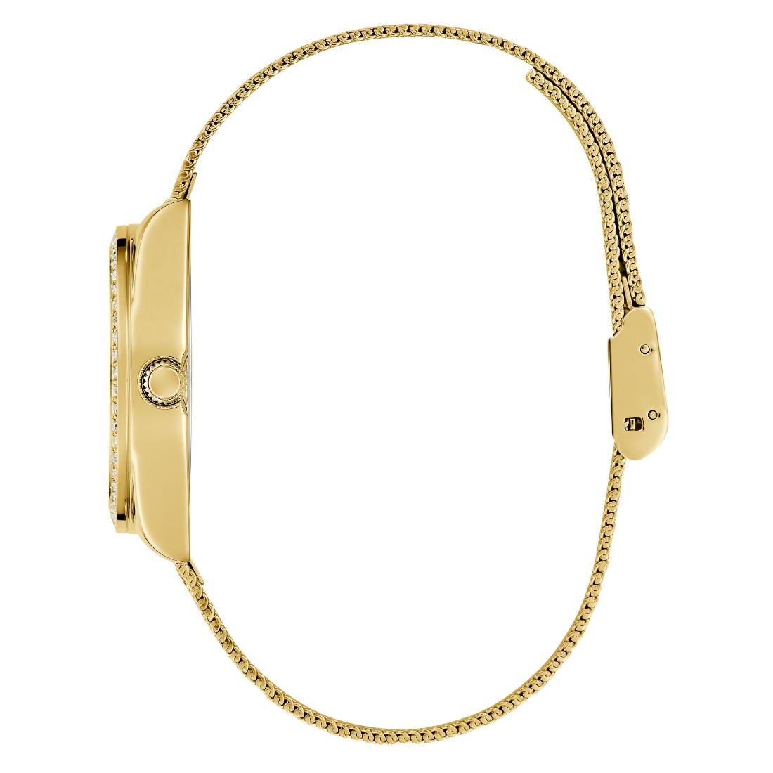 Guess Boa Gold Tone Round Dial Analog Women's Watch GW0748L2