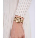 Guess Boa Gold Tone Round Dial Analog Women's Watch GW0748L2