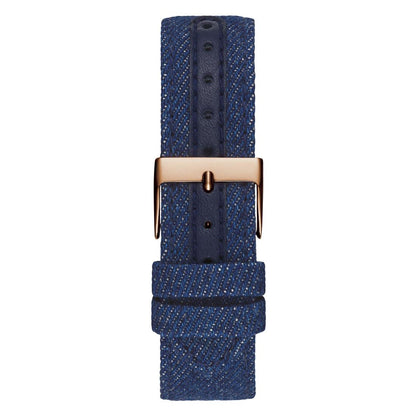GUESS Glaze Blue Octagonal Dial Analog Women's Watch - GW0753L5