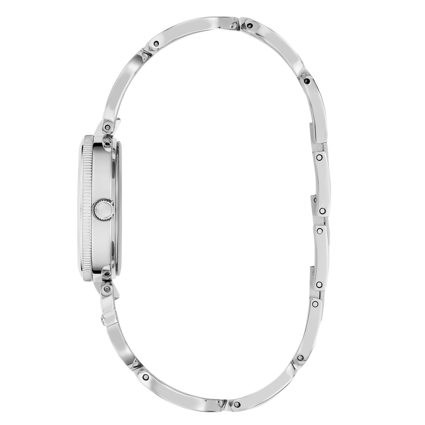 Guess Bejeweled 30 mm Silver Dial Women Analog Watch GW0759L1