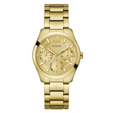 Guess Zoe Gold Tone Round Dial Analog Women's Watch GW0760L2