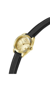 Guess Round 30 mm Champagne Dial Analog Women Watch GW0761L1