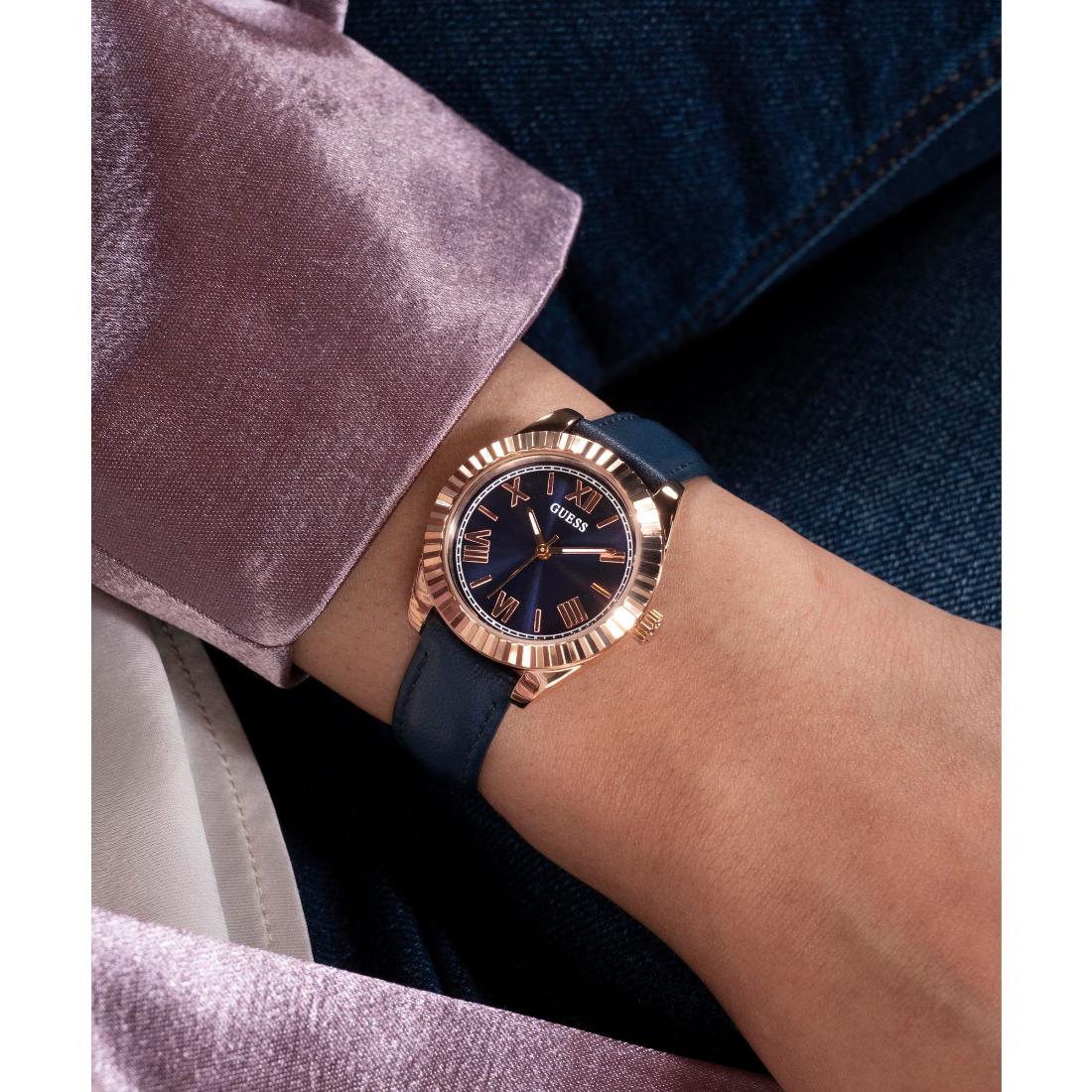 Guess Dress 30 mm Navy Dial Women Analog Watch GW0761L2