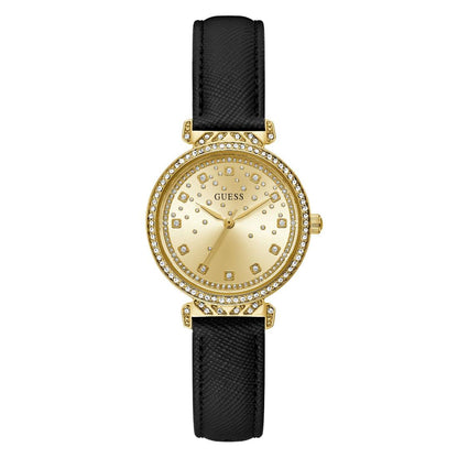 Guess Bejeweled 32 mm Champagne Dial Women Analog Watch- GW0764L2