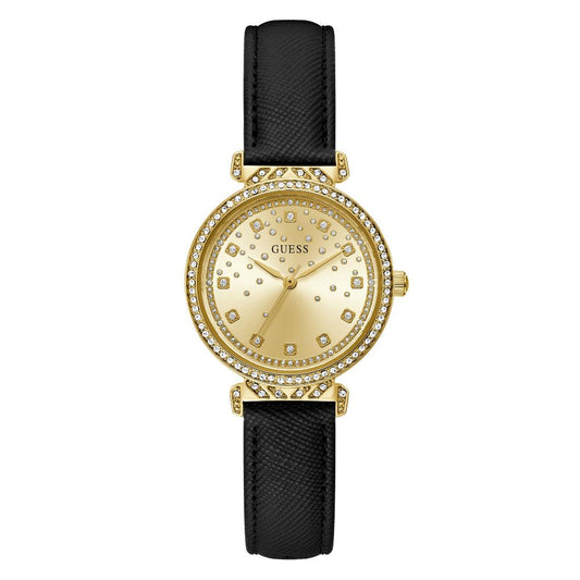 Guess Bejeweled 32 mm Champagne Dial Women Analog Watch- GW0764L2
