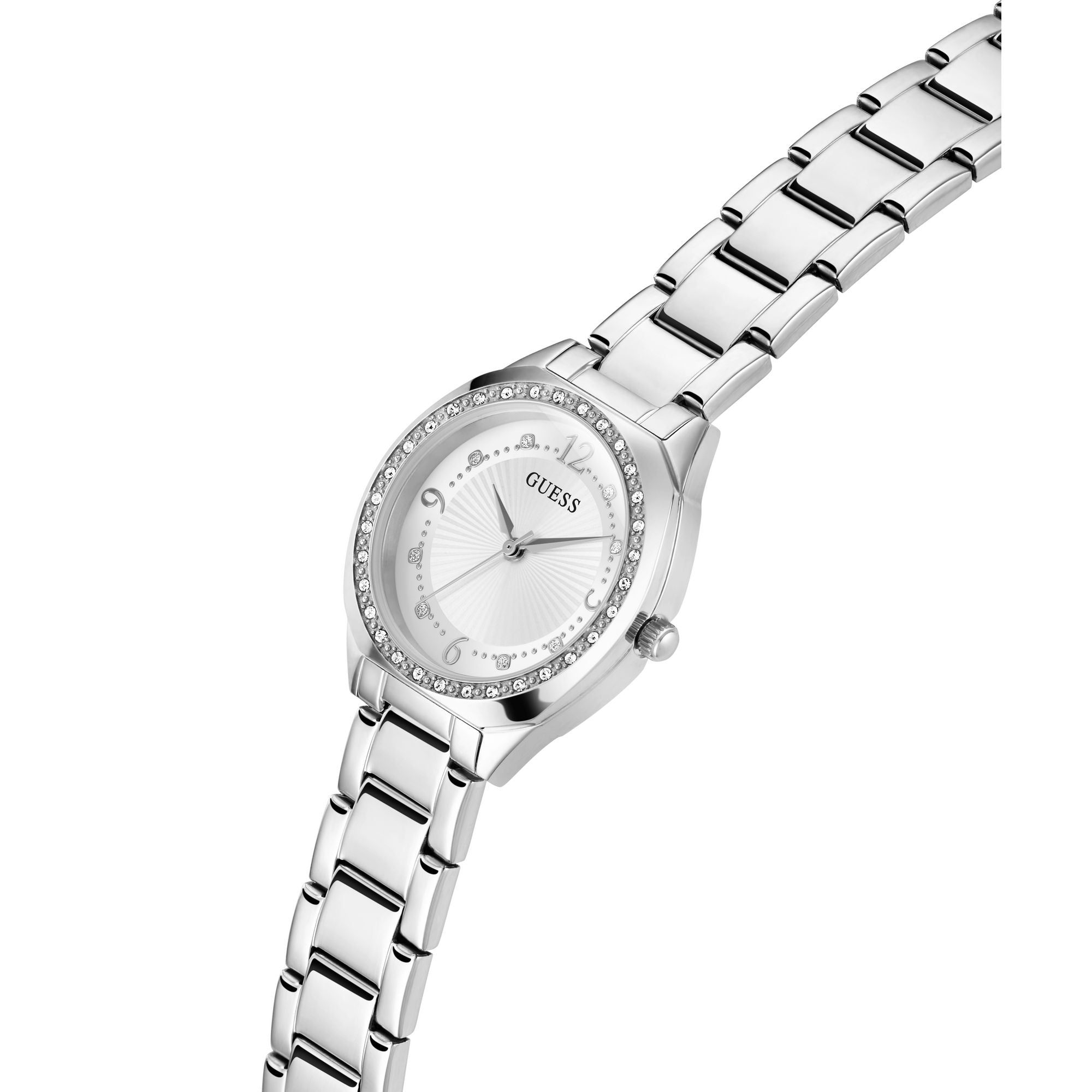 Guess Ladies 30 mm Silver Tone Analog Watch GW0767L1