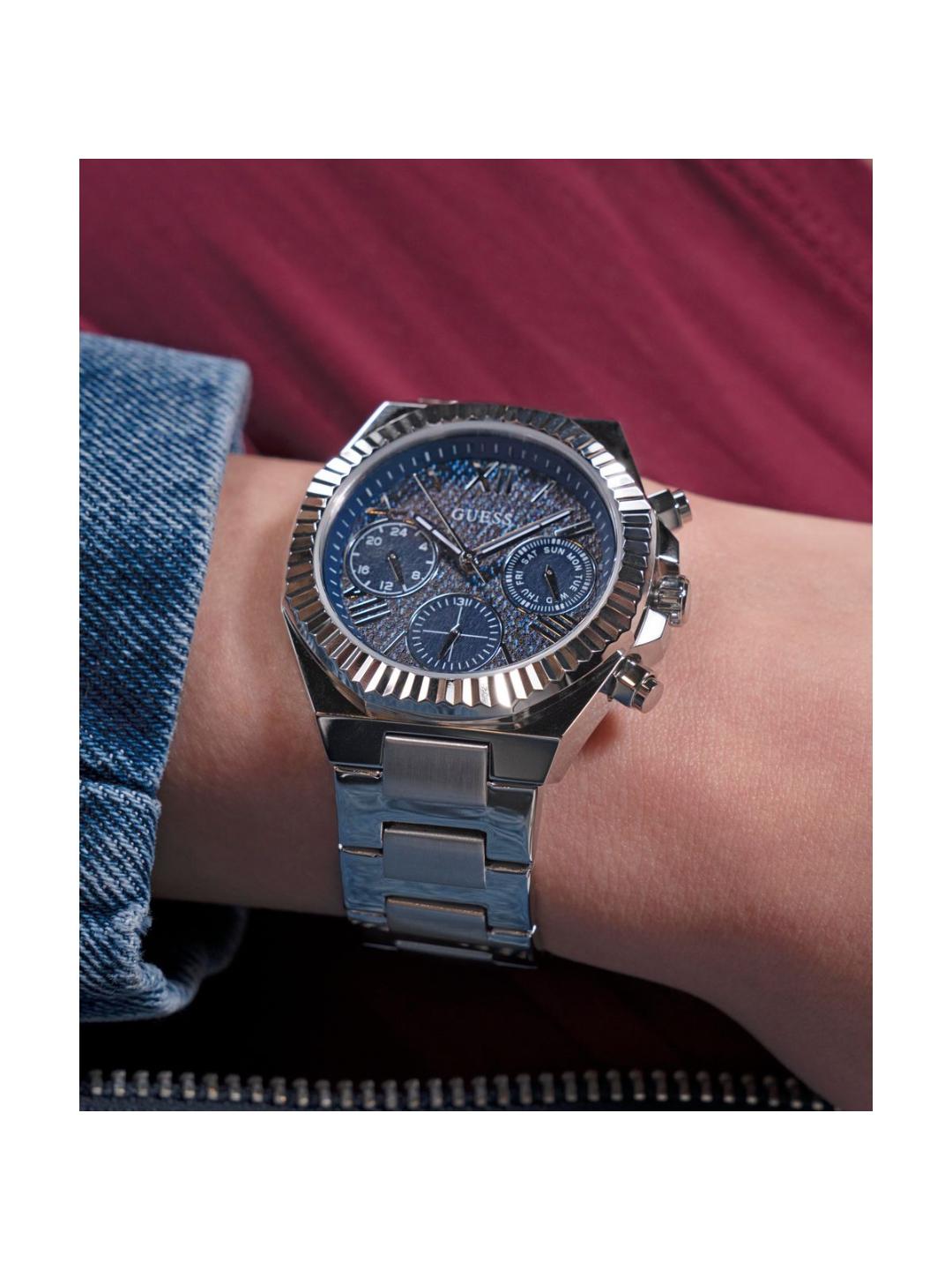Guess Dress Women 38 mm Blue Dial Chrono Watch GW0769L1