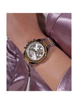 Guess Dress Women 38 mm Silver Dial Chrono Watch GW0769L3
