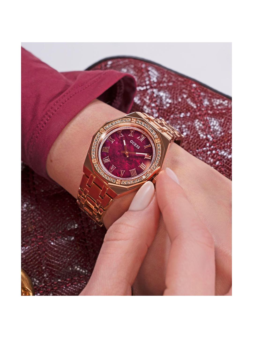 Guess Dress Women 36 mm Purple Dial Analog Watch GW0770L3