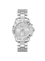 Guess Sport Women 40 mm Silver-Tone Dial Chrono Watch GW0771L1