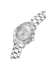 Guess Sport Women 40 mm Silver-Tone Dial Chrono Watch GW0771L1